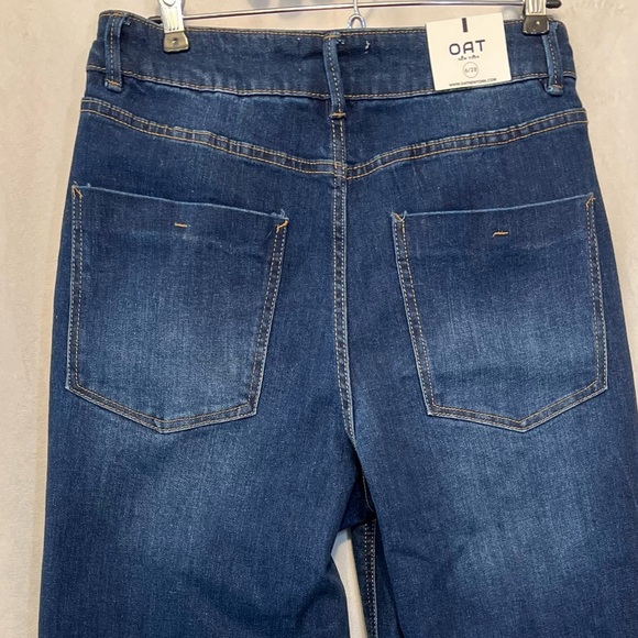NWT-Oat New York Blue Flare Wide Leg Jeans- SZ 6/28 - Picture 8 of 13